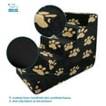 thumbnail image 4 of TiaGOC Dog Stairs for Small Dogs & Cats, Foam Pet Steps Portable Ramp for Couch Sofa and High Bed Non-Slip Balanced Indoor Step Support, Paw Safe No Assembly - Paw Print on Black, 5-Step, 4 of 6