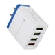 thumbnail image 3 of 4 USB Travel 3A Cargador de carga rápida Adaptador de enchufe de EE. UU. (Azul oscuro) 5PCS, 3 of 7