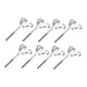 thumbnail image 4 of Juego de 8 Tornillos Tensores para Bombo, Terminales Y de Tensión, Paquete de Herrajes Iron Classic Sturdy M6 para Caja., 4 of 9