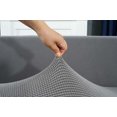 thumbnail image 4 of Housse de Sofa en L Extensible et Durable pour 1 2 3 4 Places (Gris Pâle, 2 Places), 4 of 6