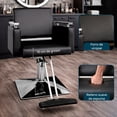 thumbnail image 4 of Sillon Silla Barberia Estetica Cuadrada 360° Moderna Negra Nanofort, 4 of 6