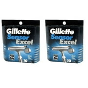 Gillette Sensor Excel Lames de rechange, 20 pièces