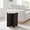 Black, variant on Modway Silas Round Modern Wood Side Table with X-Shaped Base in Natural