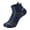Navy, variant on Ankle Socks Unisex Printed Low Cut Athletic Socks Terry Cushioned Sole Sweat Wicking Ankle Socks for Basketball Marathon Running Badminton Fitness