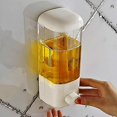 thumbnail image 4 of Wall Mounted Suction Cup Hanging Soap Dispenser Bathroom Shampoo And Lotion Container Holder (white ) (1pcs), 4 of 5