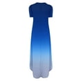 Cagogo Ladies Summer Spring Short Sleeve Wedding Guest Dresses Casual