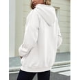 thumbnail image 4 of FUNING Womens Hoodies Fall Fashion Sweatshirts Drawstring Pullover Fall Fashion Winter Loose Fit Tops with Pocket, 4 of 6