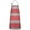 Red Christmas Striped, variant on Red Christmas Striped Pattern Apron-Garden Aprons for Women with Pockets-Cotton Linen Waterproof Kitchen Cooking Gardening Aprons Adjustable for Kitchen,Cooking,BBQ and Salon 33"x27"
