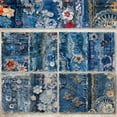 thumbnail image 4 of SunWMart Handmade Scrapbook Craft Paper A5 Size 16 Sheets Special Origami Paper for Card Making Junk Journal Photo Album Decor, 4 of 4