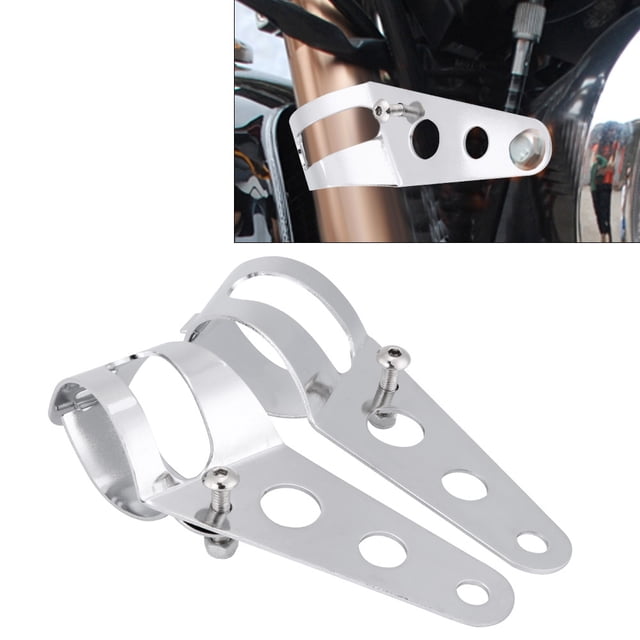 Support de Fourche, Support de Phare de Moto 35-43mm Kit de Pince pour Chopper Café Racer