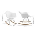 thumbnail image 5 of Modholic Eiffel Rocker Chair, White, 5 of 5