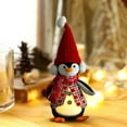 thumbnail image 3 of Meggemo Christmas Led Light-Up Plush Penguin Toy - Stuffed Festive Design - Decorative Christmas Gift For Festive Recipients & Indoor Holiday Home Decor Accents, 3 of 6