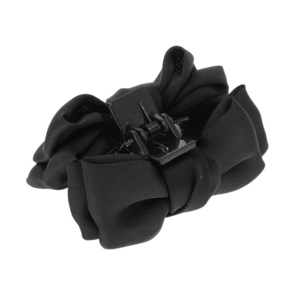 Unique Bargains 1 Pc Fashion Double-sided Hair Clips for Home Black