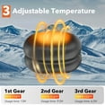 thumbnail image 2 of BN-LINK Magnetic Hand Warmers Rechargeable 2 Pack, Electric Hand Warmers With 3 Temperature Settings, Portable Pocket Heater For Winter & Outdoor, 2 of 7