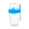 thumbnail image 1 of Taza de desayuno portátil de doble capa, taza de desayuno para llevar con tapa y cuchara, práctico cereal de yogur para llevar, adecuado para la escuela, 1 of 2