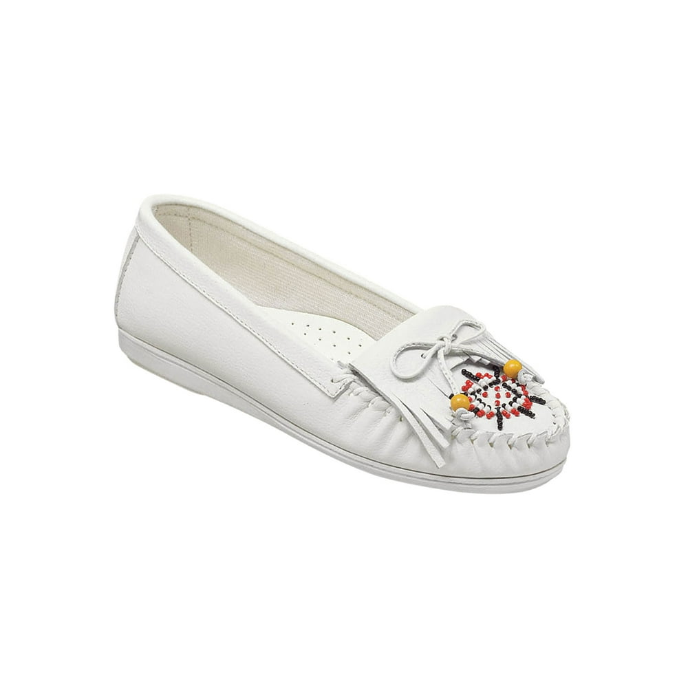 Carol Wright Leather Moccasins Beaded Leather Moccasins for Women