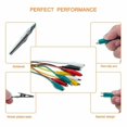 thumbnail image 4 of 10 Uds Cable de doble extremo Clip de cocodrilo Cable de prueba de Color puente Cable de alimentación Cable de puente de reparación 50cm JM, 4 of 5