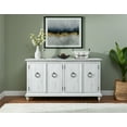 thumbnail image 4 of Martin Svensson Home Garden District Solid Wood TV Stand for TVs up to 70", Rustic White, 4 of 5