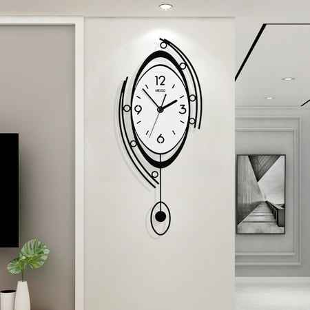 DENEST 3D Wall Clock Modern Design Large Hanging Clock Watch Home Shop Art Decor New