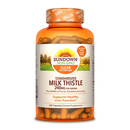 Sundown Naturals® Milk Thistle XTRA 240 mg, 250 (Best Milk Thistle Supplement Uk)