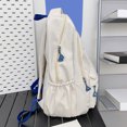 thumbnail image 4 of SUSHANG Student Backpack Fashionable Simple Solid Color Large Capacity Lightweight Practical Student Backpack, 4 of 9