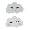 thumbnail image 3 of Guardoinrt 2pieces Cute Smiling Clouds Easy To Install 3D Wall Stickers For Wall Decals type 1 1Set, 3 of 6