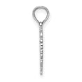 thumbnail image 2 of FJC Finejewelers 10k White Gold Heart with Lace Trim Charm, 2 of 5