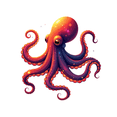 thumbnail image 5 of cartoon Octopus Theme Stickers, Waterproof Octopus Theme Sticker for Water Bottle Laptop Phone Cases Planner Skateboard Luggage Helmet Party Favor Decor, Ideal for Adults Teens Teacher Rewards, 5 of 9