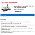 thumbnail image 2 of Ignition Switch - Compatible with 1991 - 1995 Plymouth Voyager 1992 1993 1994, 2 of 2