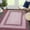 Pink, variant on Haperlare Braided Print Rugs for Living Room Washable Soft Area Rugs Farmhouse Blue Rugs for Dining Room Family Room Carpet,8'x10'