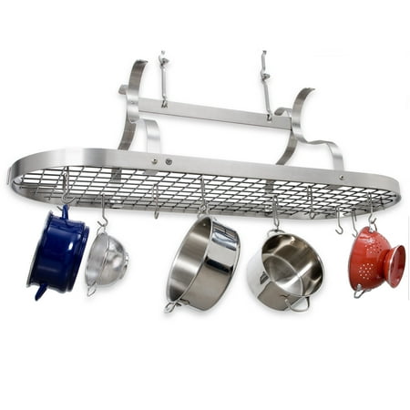 Scroll Arm Oval Pot Rack