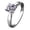 Argent, variante sur Liquidation! Bagues pour Femme Bague Clignotante en Zircon Diamant Bague à la Mode et Classique Bague à Quatre Griffes Bague au Design de Niche Vif Argent 6 Bague au Design de Niche Vif Argent 8