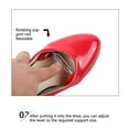 thumbnail image 6 of Fufafayo under $5 2Pcs Shoe Stretcher, Shoe Stretcher, High Heel and Flat Shoe Expander, Toe Box Widener, for Leather Shoes, Boots, Relieves Pain from Bunions, Corns, Provides Comfortable Fit, 6 of 9