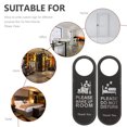 thumbnail image 2 of FUTUREORYY 54Pack Double Sided No Disturbing Door Hanger Decor with Cleaning Indicator 9.4*3.1in, 2 of 4