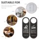 thumbnail image 3 of unbranded 2Ud Door Pendant De Cuero Negro Para Hotel Con Único Para Puerta O Pared, 3 of 6