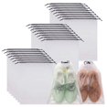 thumbnail image 1 of Juego de 24 bolsas transparentes para zapatos para viajes, bolsa organizadora de almacenamiento de zapatos transparente grande con cuerda para hombres y mujeres, 1 of 1