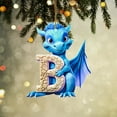 thumbnail image 1 of Fiudx Adornos Navideños de 26 Letras, Diseño Personalizado Diy, Material Acrílico Resistente, Colores Brillantes, Decoración Versátil para El Árbol, Decoración para Fiestas En Casa o En La Oficina, T, 1 of 3