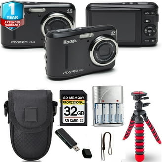 KODAK PIXPRO FZ43 16 MP Digital Camera (Black) with Carrying Case