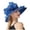 Navy, variant on CHENge Women's Lady Derby Dress Bowler Cloche Hat Summer Sun Cap Bowknot Organza Bridal Cap for Wedding