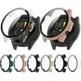 thumbnail image 3 of KOMI Étui de Protection en PC Résistant aux Rayures, Compatible avec Garmin Forerunner 265S, Comprend un Protecteur d'Écran en Verre Trempé, Lot de 6, 3 of 5