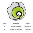 thumbnail image 2 of Adjustable Pet Anti Lick Bite Collar, Protective Neck Cone Pet Recovery Collar for Small Medium Large Dog Post Surgery Wound Protection Green XL, 2 of 5