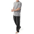 thumbnail image 6 of Fruit of the Loom Men's Crewneck Tee and Fleece Pajama Pants Set, 2-Piece, Sizes S-5XL, 6 of 9