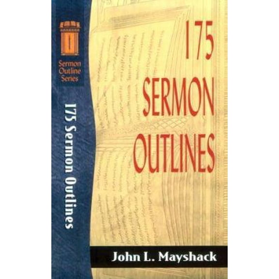 Pre-Owned 175 Sermon Outlines (Paperback) 0801060850 9780801060854