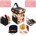 thumbnail image 2 of Thanksgiving Leaves Foldable Car Trash Can with Lid, Leak-proof Hanging Storage Bag - Trash Can for Car, Car Garbage Can, 2 of 6