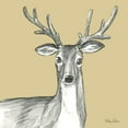 thumbnail image 2 of Wilson, Kelsey 15x15 Gold Ornate Wood Framed with Double Matting Museum Art Print Titled - Watercolor Pencil Forest color VIII-Deer, 2 of 4