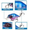 thumbnail image 2 of 4cm/4.6g Plastic Artificial Lure Hard Bait Fishing Tackle, 2 of 8
