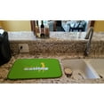 thumbnail image 2 of I'd rather be Golfing Woman on Green Dish Drying Mat, 2 of 7