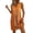 Orange2, variant on WAGUTH Women's Floral Print Mini Dresses Sleeveless V-Neck Shift Dress Boho Casual Summer Everyday & Beach Sundress with Side Pockets