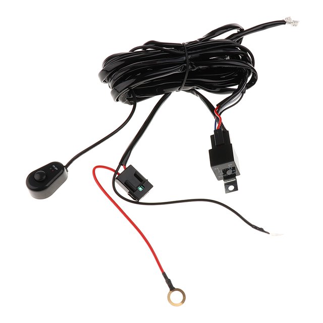 Arnés de Cableado Sunnimix con 40A y Fusible Mazo de cables de control de la barra de luces