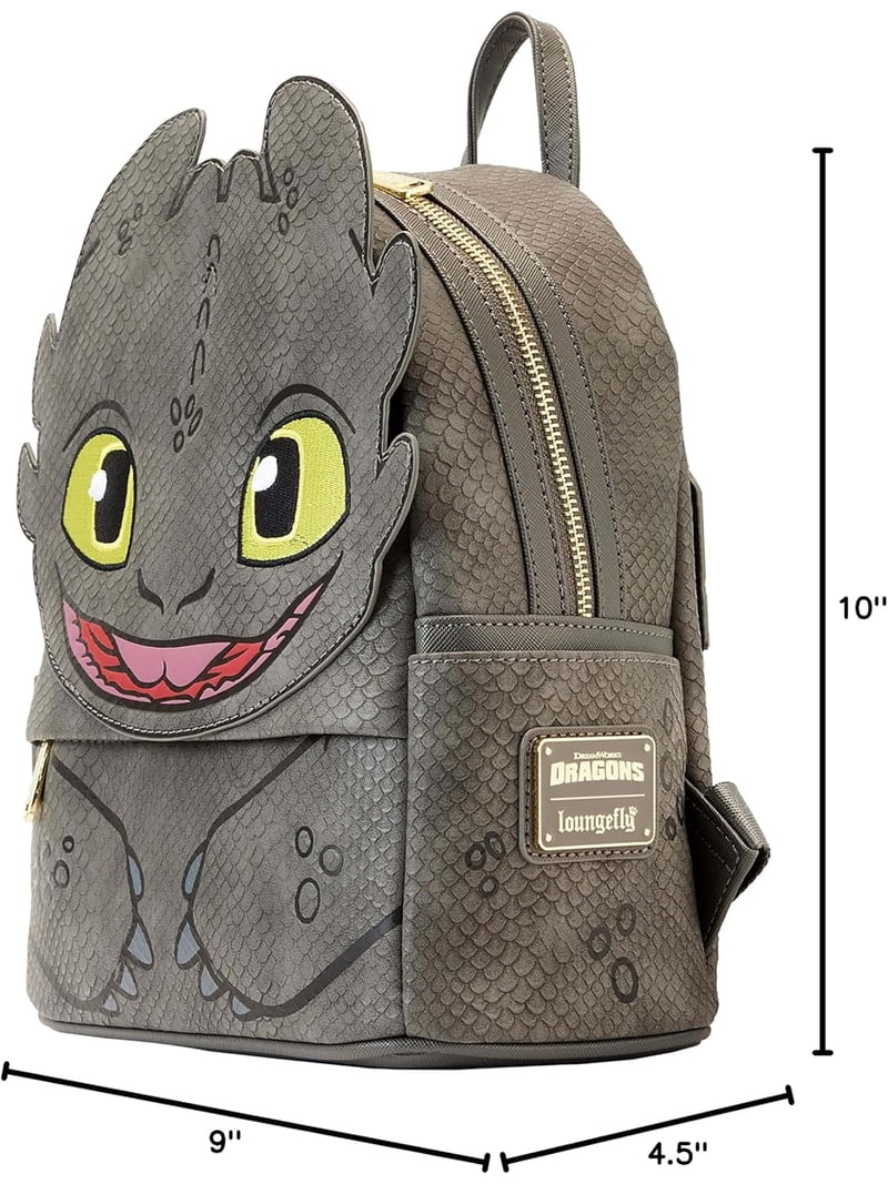 dragonsheen mini backpack Loungefly How to Train Your Dragon Light & Night Fury Cosplay Youd better have a backpack that can carry all of your adventuring trinkets in a small How to Train Your Dragon